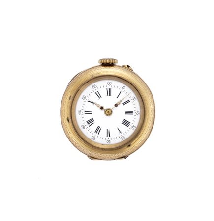 ANONIMO
Orologio da tasca in oro 14K e metallo
Epoca prima metà secolo XX
Movim