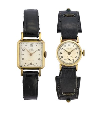 TISSOT e ENICAR
Lotto composto da due orologi da polso da donna in oro il primo