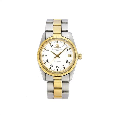 BAUME & MERCIER BAUMATIC
Orologio da polso da uomo in acciaio
Anni '80
Quadrant