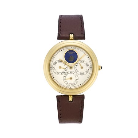 GERALD GENTA CALENDARIO PERPETUO FASI DI LUNAOrologio da polso da uomo in oro