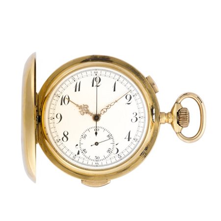 ANONIMO
Orologio da tasca in oro 18K, savonnette
Epoca inizio secolo XX
Movimen