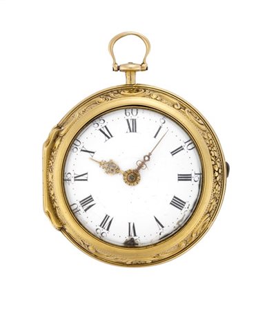 JIHNSON LONDON
Orologio da tasca in oro 18K con doppia cassa
Epoca secolo XVIII