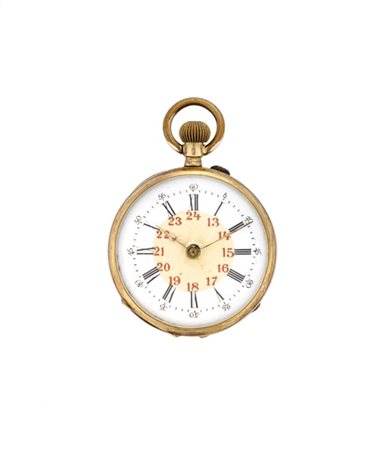 ANONIMO
Orologio da tasca in oro 14K
Epoca inizio secolo XX
Movimento con caric