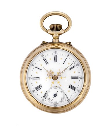 ANONIMO
Orologio da tasca in oro 18K
Epoca fine secolo XIX/inizio secolo XX
Mov