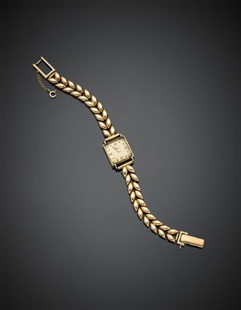 MARVIN
Orologio da polso da donna in oro rosso con bracciale modulare, meccanis