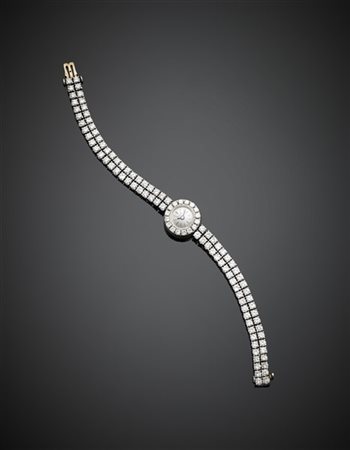 PIAGET
Orologio da polso da donna in oro bianco e diamanti rotondi per compless
