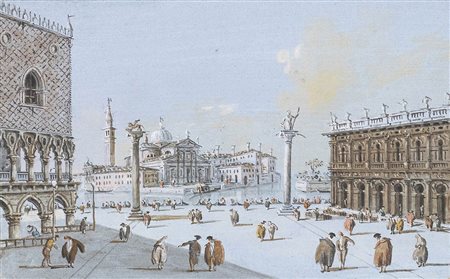 Veduta della Piazzetta con San Giorgio Maggiore sullo sfondo