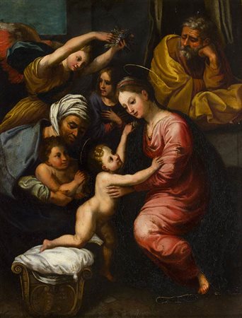 Sacra Famiglia con San Giovannino e Santa Elisabetta