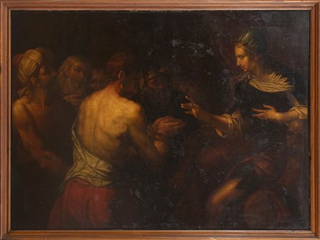 Giuseppe condotto di fronte al Faraone