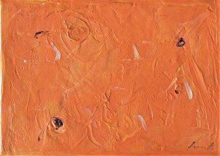 Pierluigi De Lutti COME POESIA olio su tela, cm 25x35 firma e titolo al verso...