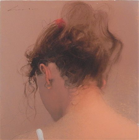 Renzo Crociara SENZA TITOLO olio su tavola, cm 20x20 firma L'opera e'...