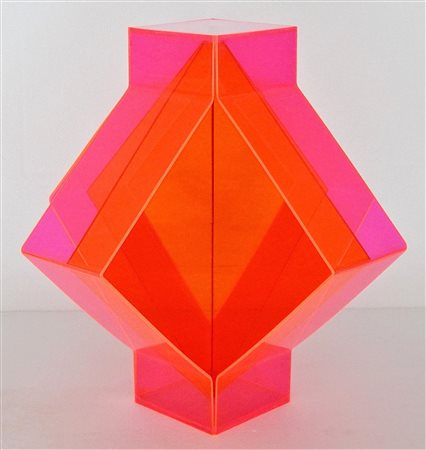 Gruppo Sincron SENZA TITOLO scultura in plexiglass, cm 43x43x43 firma