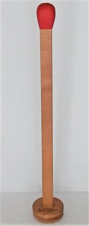 Bernard Aubertin ALLUMETTES GEANTS scultura in legno dipinto, cm 100x15x15...