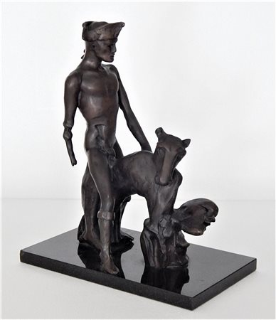 Ugo Attardi SENZA TITOLO bronzo, cm 39x27x15 firma Esposta al Palazzo dei...