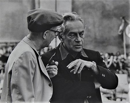Piero Ravagli FRANCO RODANO - RENATO GUTTUSO fotografia, cm 24x30,5 firma e...