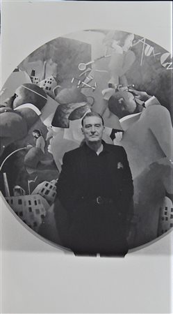 Enrico Cattaneo EMILIO TADINI fotografia, cm 30,5x17 timbro del fotografo