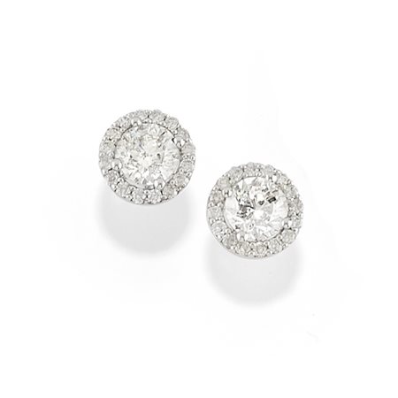 Orecchini in oro bianco 18K