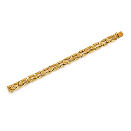 Bracciale in oro giallo scatolato 18K