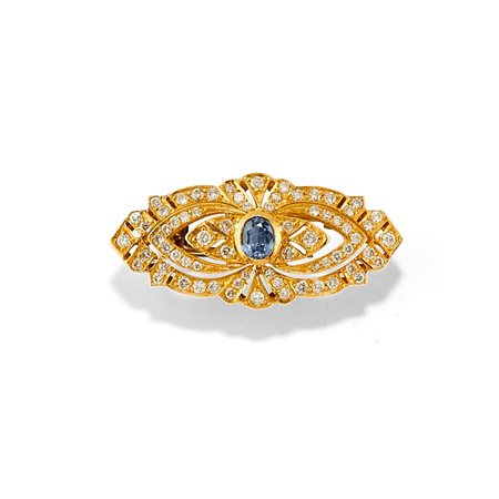 Spilla in oro giallo 18K