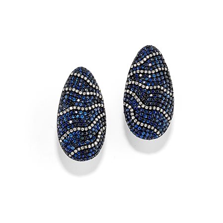 Orecchini in oro giallo e brunito 14K