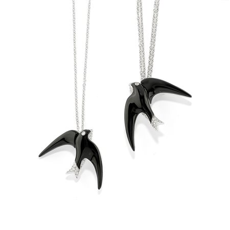 Due collane in oro bianco 18K