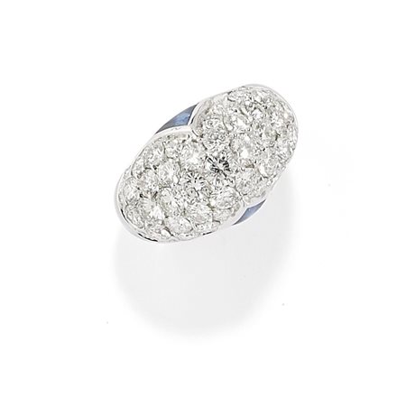 Anello in oro bianco 18K