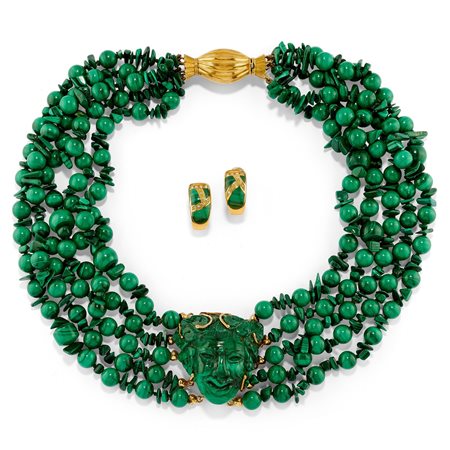 Lotto di gioielli in oro giallo 18K