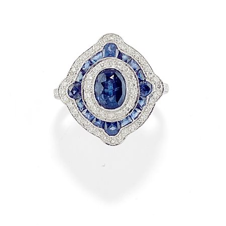 Anello in oro bianco 18K