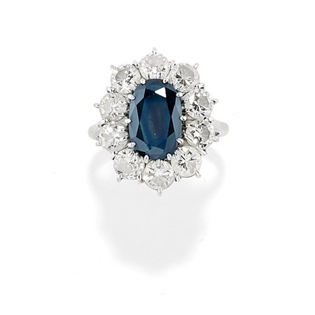 Anello in oro bianco 18K