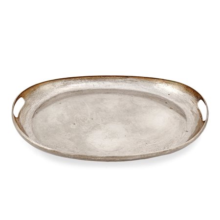 Grande vassoio, Milano XX secolo in argento