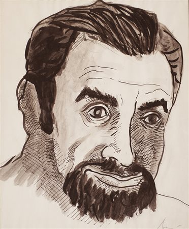 Enrico Baj Ritratto di Joe Mantegna 