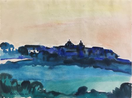 Domenico Cantatore Paesaggio di Ruvo di Puglia 