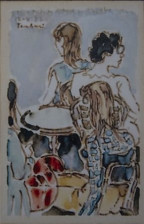 Orfeo Tamburri Donne al caffè 