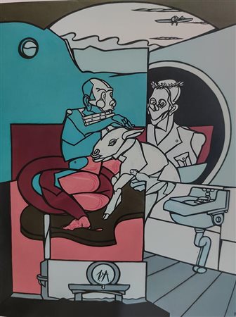 Valerio Adami Pastore e capraro 2010