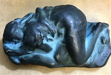 Bruno Calvani Nudino disteso 