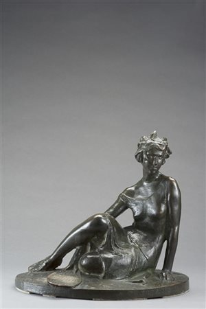 Aarons (Leah) George "La tennista" 
scultura in bronzo (h cm 32)
Firmata sul ret
