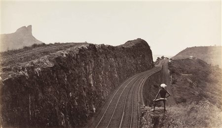 SAMUEL BOURNE Vedute varie - India lotto di 18 foto stampa all'albumina -...