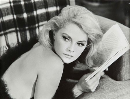 ROMA'S PRESS PHOTO Virna Lisi anni sessanta stampa alla gelatina sali...