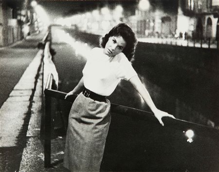 CARLO CISVENTI Ornella Vanoni anni sessanta stampa alla gelatina sali...