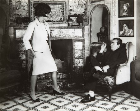 GLAUCO CORTINI La Cardinale con il regista Visconti fine anni sessanta stampa...