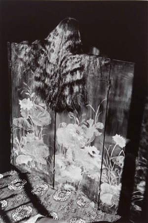 EDOUARD BOUBAT Il paravento, 1976 stampa alla gelatina sali d argento -...