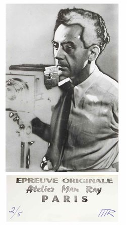 Man Ray Autoritratto solarizzato 1932 / anni settanta stampa alla gelatina ai...