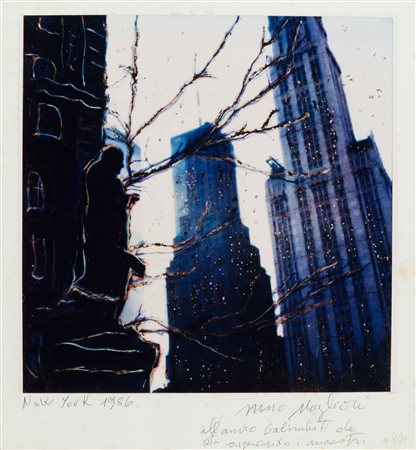 NINO MIGLIORI New York 1986 c-print 29,5x29 cm - 29,5x39 cm titolata,datata e...