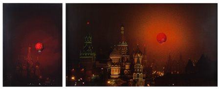 TOMAS SARACENO Untitled (Russia 3) 2005 lambda print montata su alluminio...