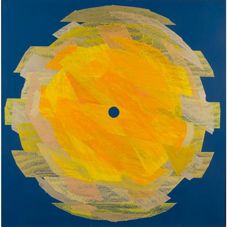 Paolo Dorazio Roma 1944 89x89 cm. "Verso Saturno", 2020, tecnica mista su...