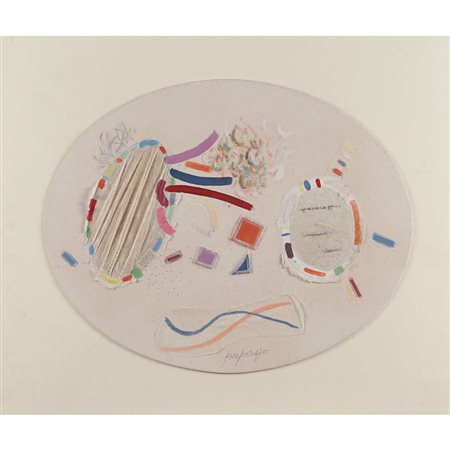 Antonio Papasso Firenze 1932 - Anguillara Sabazia 2014 50x40 cm. "Vita...