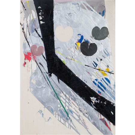 Alessandro Trotti Monte Urano 1934 70x50 cm. "I gerani", tecnica mista e olio...