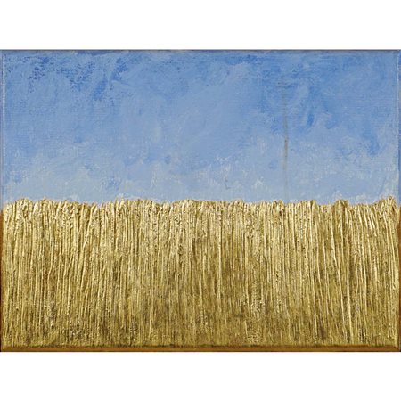 Johnny Charlton Walthamstow 1945 30x40 cm. "A field of corn", tecnica mista...