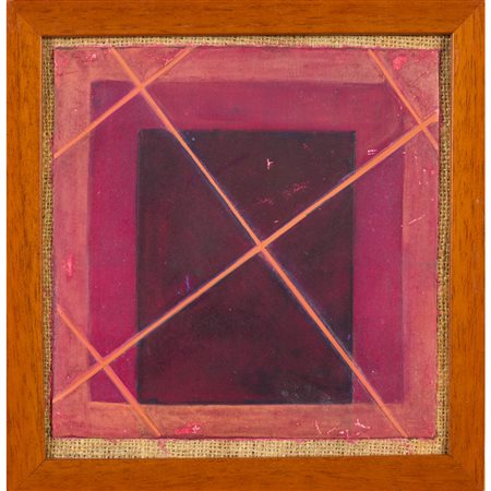 Lucilla Caporilli Ferro Roma 1965 - 2013 89x89 cm. "Ferro", 2008, cemento...