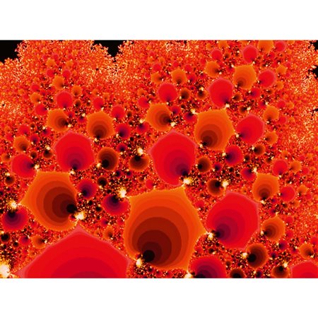 Michal Ashkenasi Olanda 1936 110x80 cm. "Red garden", 2018, digital art es....